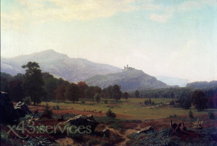 Albert Bierstadt - Blick auf Mount Washington New Hampshire - Looking towards Mount Washington New Hampshire - zum Schließen ins Bild klicken